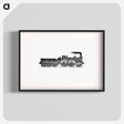 アートポスター-Steam Locomotive Engraving from The Tourists' Handy Guide to Scotland
 - 大英図書館 Poster.