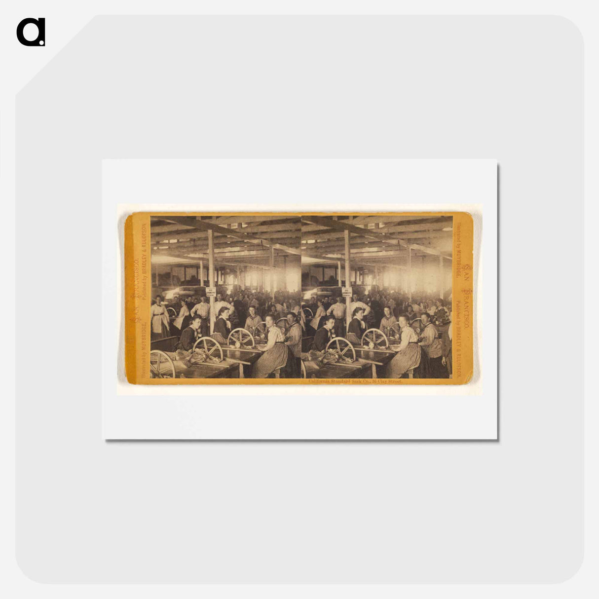 アートポストカード-California Standard Sack Co.
 - エドワード マイブリッジ Postcard.