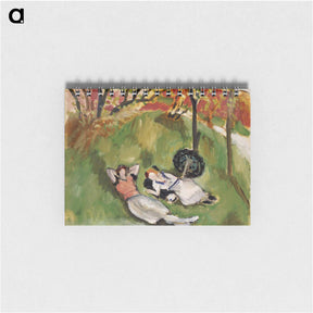 アートメモ帳-Two Figures Reclining in a Landscape - アンリ マティス Memo.