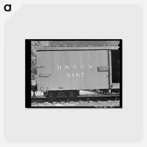アートポストカード-Freight Car, Ouray
 - ラッセル リー Postcard.