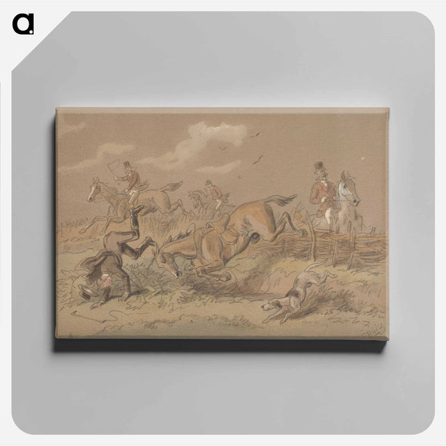 アートパネル-The Sporting Parson: "Next a Little Low Church"
 - イェール大学アートギャラリー Canvas.