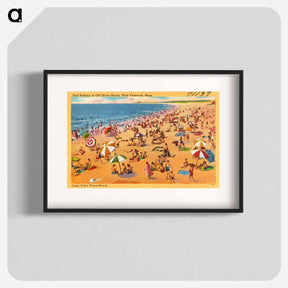 アートポスター-Surf Bathing at Old Silver Beach
 - ボストン公共図書館 Poster.