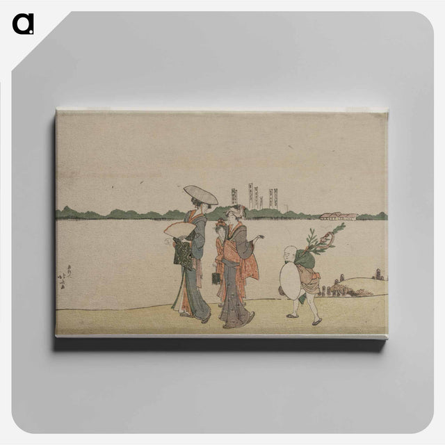 アートパネル-Women and Children Walking Along the Sumida River
 - クリーブランド美術館 Canvas.