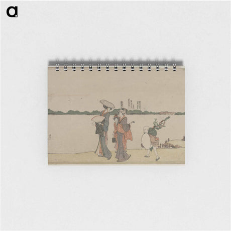 アートメモ帳-Women and Children Walking Along the Sumida River
 - クリーブランド美術館 Memo.