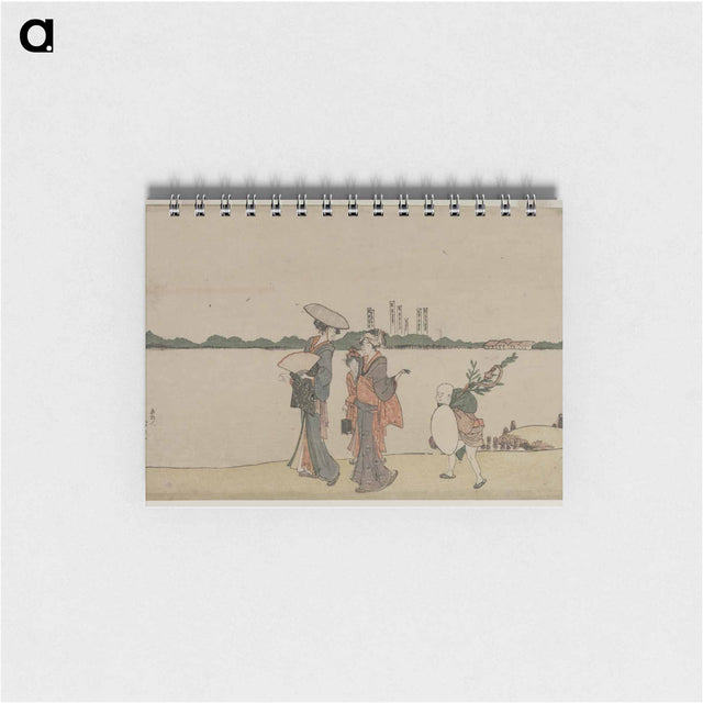 アートメモ帳-Women and Children Walking Along the Sumida River
 - クリーブランド美術館 Memo.