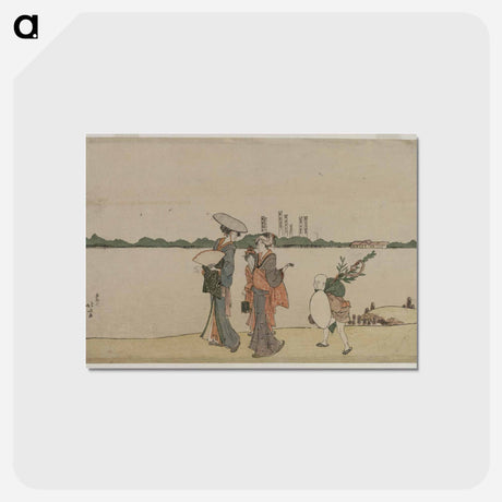 アートポストカード-Women and Children Walking Along the Sumida River
 - クリーブランド美術館 Postcard.