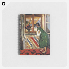 アートメモ帳-Young Girl in a Green Dress - アンリ マティス Memo.