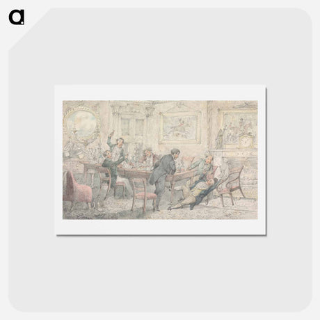 アートポストカード-Lift me Up! Tie me in my Chair! Fill my Glass
 - イェール大学アートギャラリー Postcard.