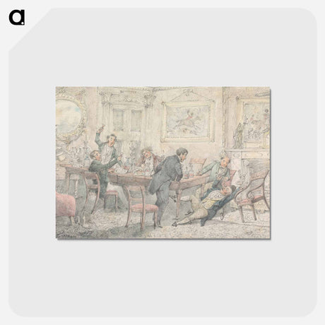 アートポストカード-Lift me Up! Tie me in my Chair! Fill my Glass
 - イェール大学アートギャラリー Postcard.
