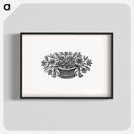 アートポスター-Flowers in a Pot
 - 大英図書館 Poster.