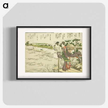 アートポスター-Sumida River - 葛飾 北斎 Poster.