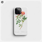 Queen Elizabeth's Sweetbriar, Rosehip of Queen Elizabeth - ピエール ジョゼフ ルドゥーテ Phone Case.