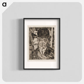 アートポスター-Self-Portrait in Bowler Hat
 - セントルイス美術館 Poster.