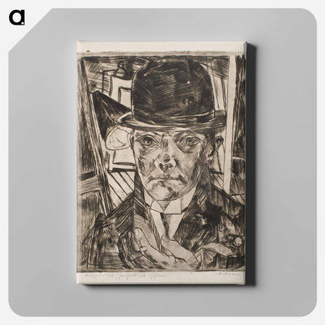 アートパネル-Self-Portrait in Bowler Hat
 - セントルイス美術館 Canvas.