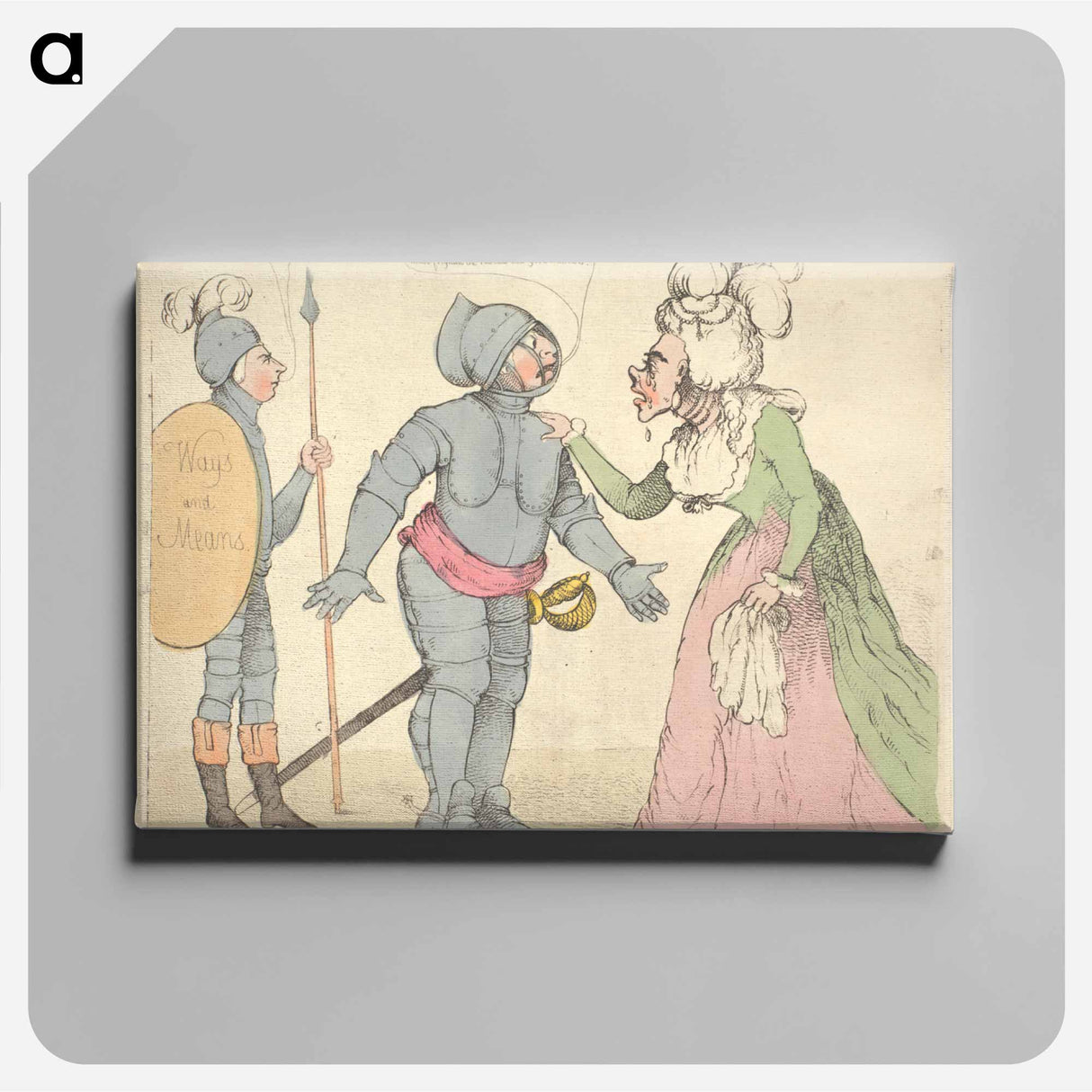 アートパネル-Arming in the Defence of the French Princes or the Parting of Hector and Andromache
 - イェール大学アートギャラリー Canvas.