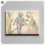 アートパネル-Arming in the Defence of the French Princes or the Parting of Hector and Andromache
 - イェール大学アートギャラリー Canvas.