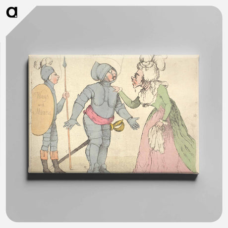 アートパネル-Arming in the Defence of the French Princes or the Parting of Hector and Andromache
 - イェール大学アートギャラリー Canvas.