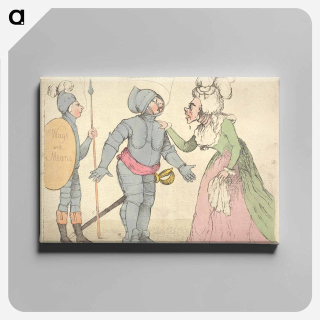 アートパネル-Arming in the Defence of the French Princes or the Parting of Hector and Andromache
 - イェール大学アートギャラリー Canvas.