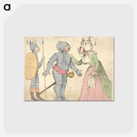 アートポストカード-Arming in the Defence of the French Princes or the Parting of Hector and Andromache
 - イェール大学アートギャラリー Postcard.