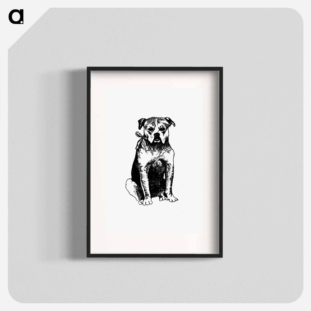アートポスター-Dog Engraving from The New Hyperion
 - 大英図書館 Poster.