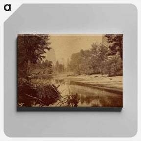 アートパネル-Sylvan Bar. - Valley of the Yosemite
 - エドワード マイブリッジ Canvas.