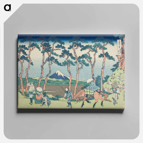 アートパネル-Tokaido Hodogaya - 葛飾 北斎 Canvas.