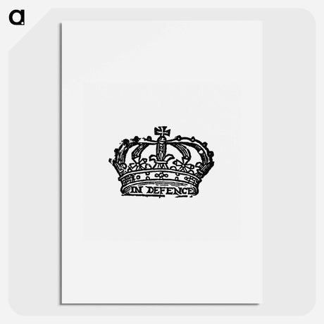 アートポスター-Crown Engraving
 - 大英図書館 Poster.