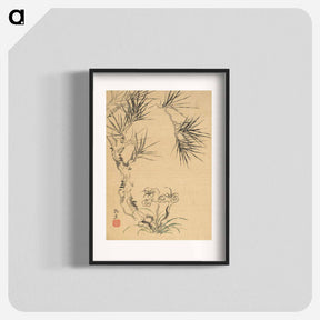 アートポスター-Pine Tree and Fungus
 - クリーブランド美術館 Poster.