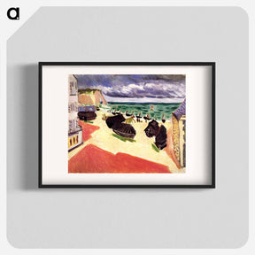 アートポスター-Fishing Boats in Winter, Etretat - アンリ マティス Poster.