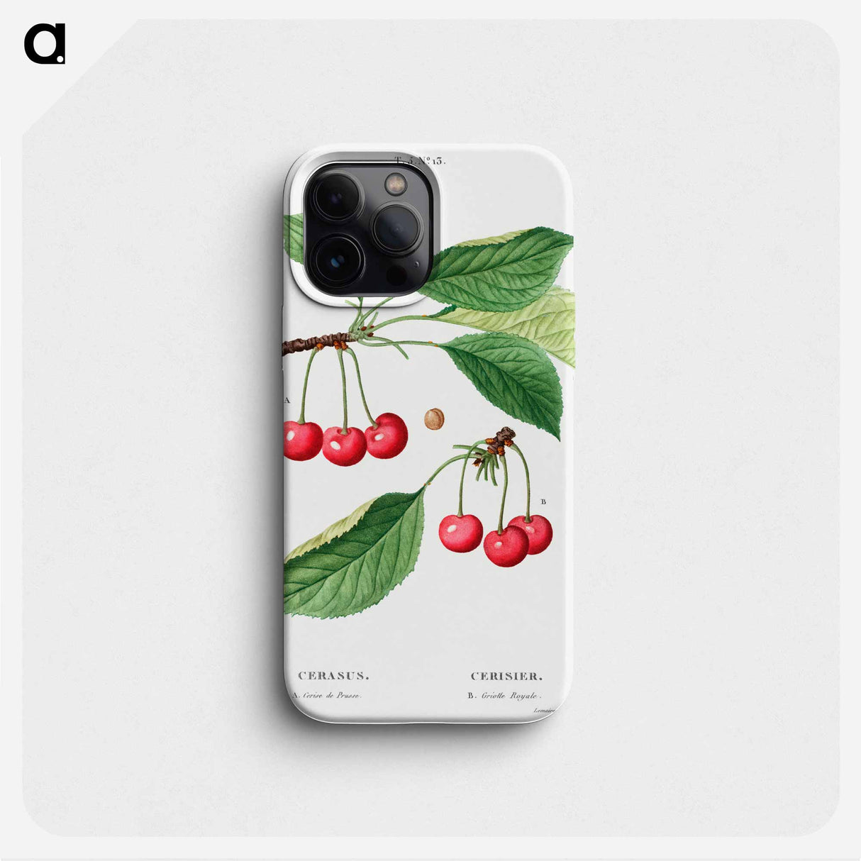 Cherry, Cerasus - Pierre Joseph Redouté Phone Case.