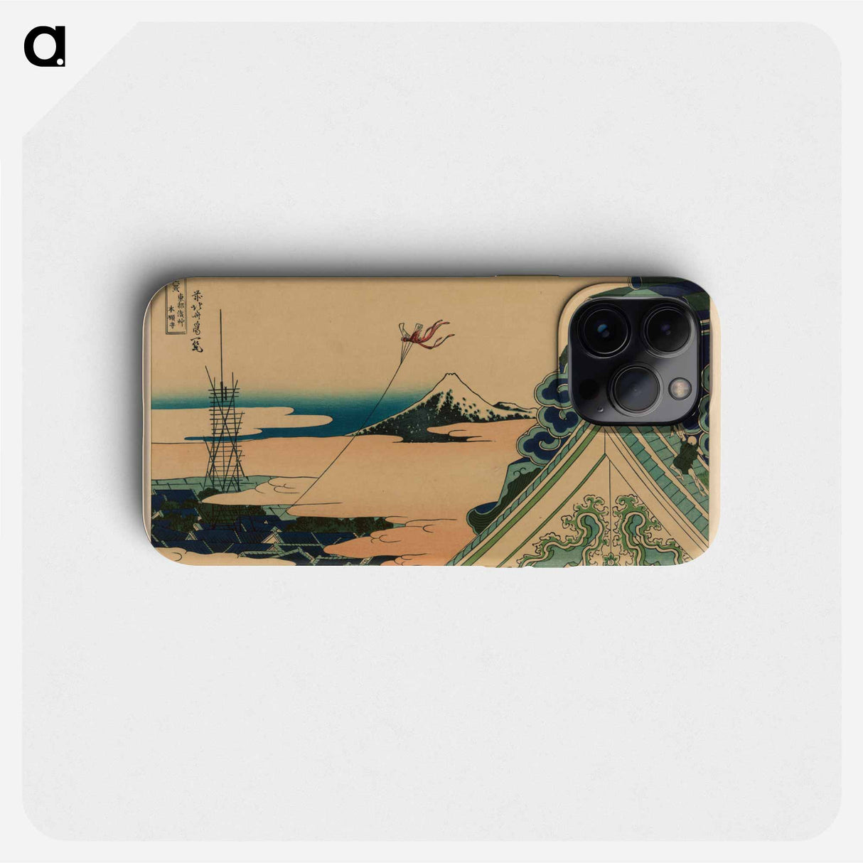 Honganji at Asakusa in Edo - Katsushika Hokusai Phone Case.