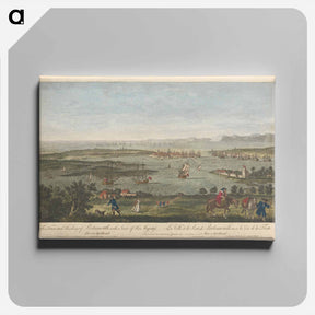 アートパネル-The Town & Harbour of Portsmouth, with a View of His Majesty's Fleet Spitthead
 - イェール大学アートギャラリー Canvas.