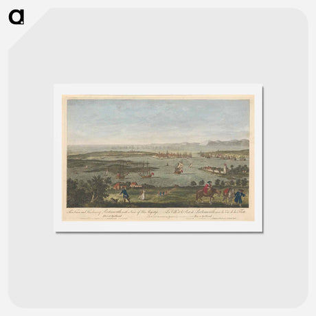 アートポストカード-The Town & Harbour of Portsmouth, with a View of His Majesty's Fleet Spitthead
 - イェール大学アートギャラリー Postcard.