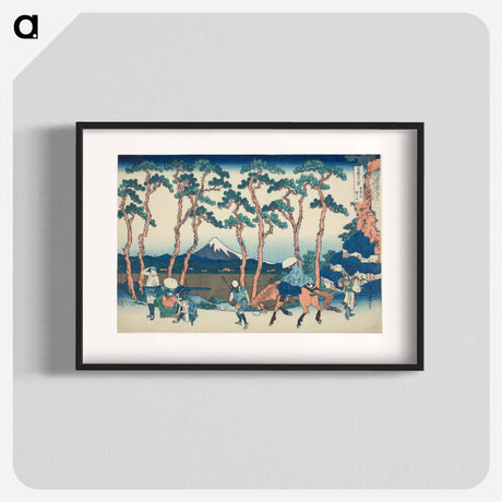 アートポスター-Hodogaya on the Tokaido - 葛飾 北斎 Poster.