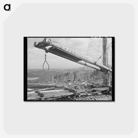 アートポストカード-Loading Boom
 - ラッセル リー Postcard.