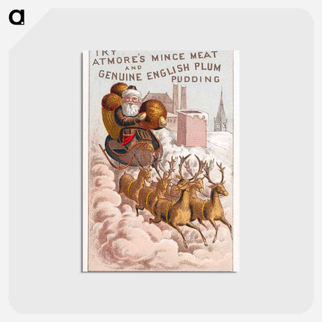 アートポストカード-Atmore's Mince Meat and Plum Pudding
 - ボストン公共図書館 Postcard.