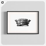 アートポスター-European Crown Engraving
 - 大英図書館 Poster.