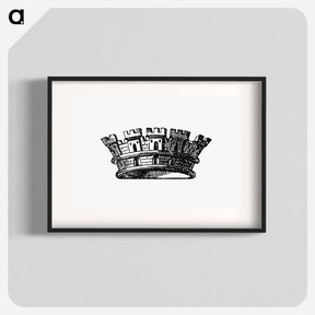 アートポスター-European Crown Engraving
 - 大英図書館 Poster.