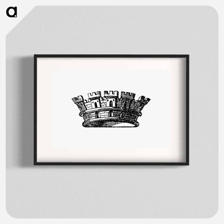 アートポスター-European Crown Engraving
 - 大英図書館 Poster.