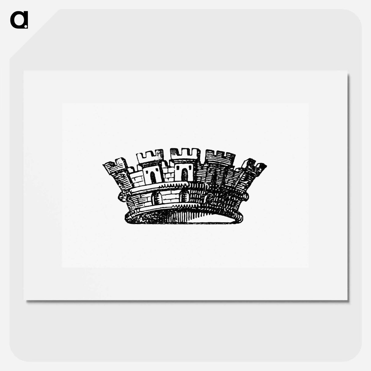 アートポスター-European Crown Engraving
 - 大英図書館 Poster.