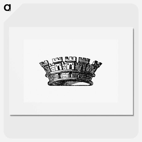 アートポスター-European Crown Engraving
 - 大英図書館 Poster.
