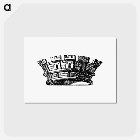 アートポストカード-European Crown Engraving
 - 大英図書館 Postcard.