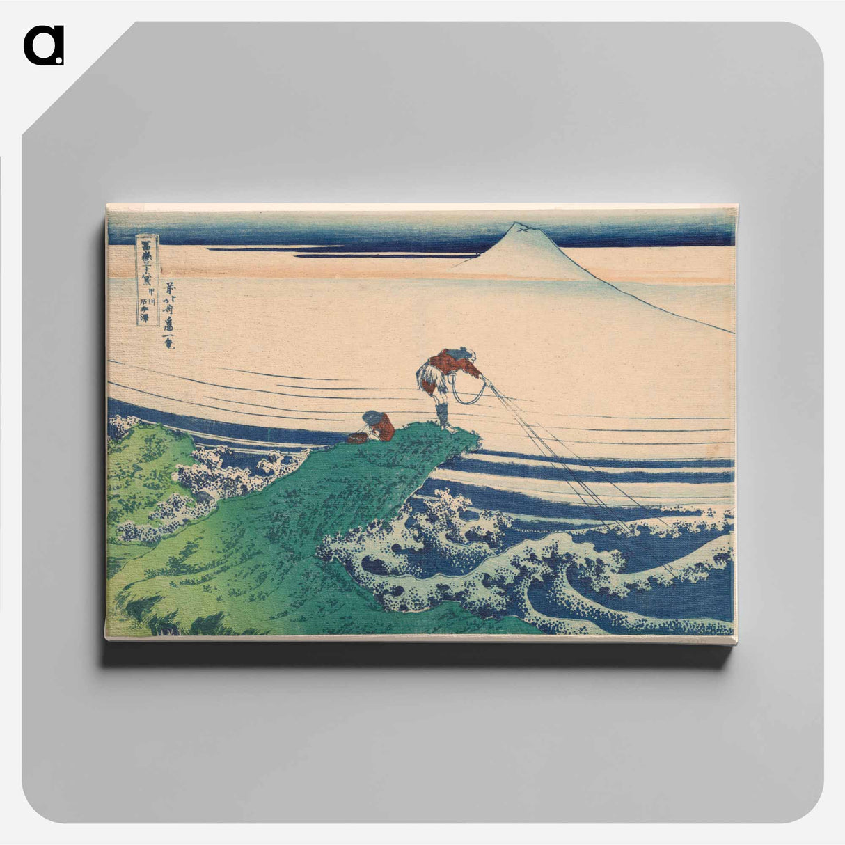 Kajikazawa in Kai Province - 葛飾 北斎 Canvas.