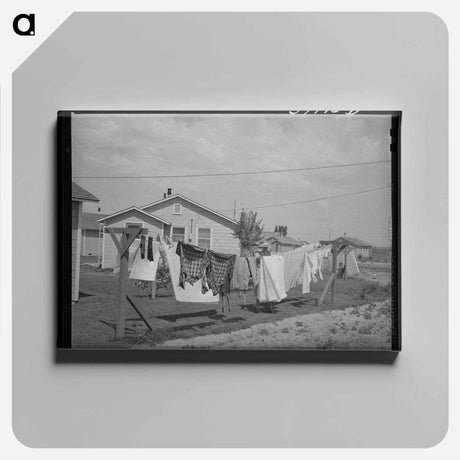 アートパネル-Cattle Roundup Near Marfa
 - ラッセル リー Canvas.