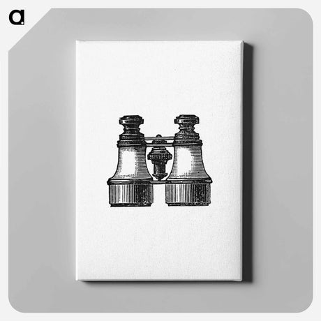 アートパネル-Binoculars and Maps Illustration
 - 大英図書館 Canvas.
