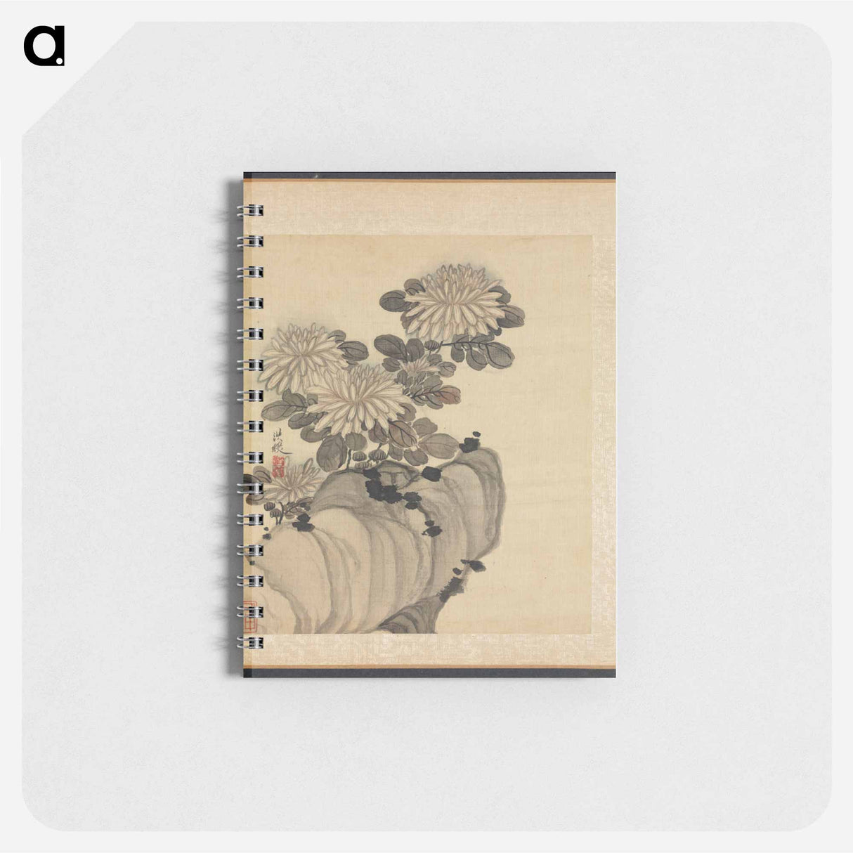 アートメモ帳-Chrysanthemum and Rock
 - クリーブランド美術館 Memo.