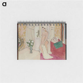 アートメモ帳-The Maiden and the vase of flowers or pink nude - アンリ マティス Memo.