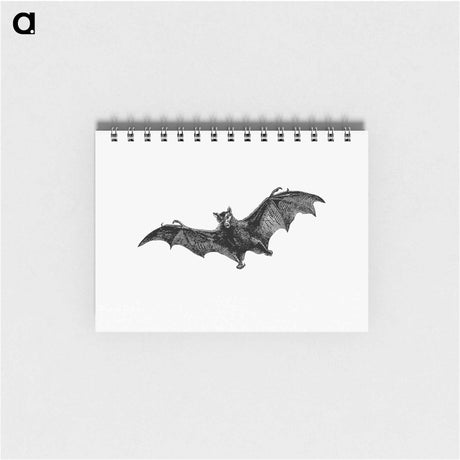 アートメモ帳-Flying Bat from Woodland Romances; Or, Fables And Fancies
 - 大英図書館 Memo.
