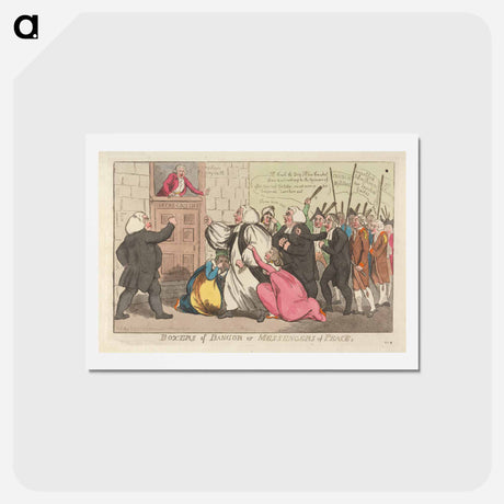 アートポストカード-Boxers of Bangor of Messengers of Peace
 - イェール大学アートギャラリー Postcard.