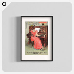 アートポスター-Malcolm Love Piano
 - ボストン公共図書館 Poster.